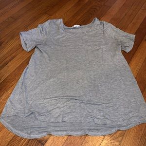 Grey T-shirt with Back Pattern